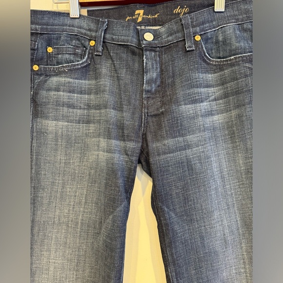 7 for all Mankind Dojo Cropped Jeans Size 29 NWT - Picture 4 of 8